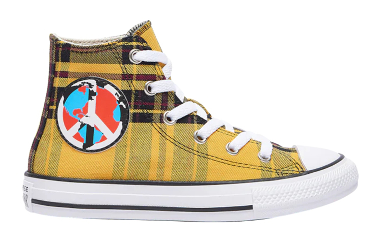 (PS) Converse Chuck Taylor All Star Checkered 'Yellow Black' 圖 2
