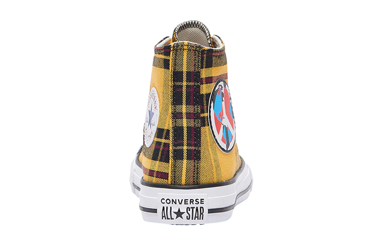 (PS) Converse Chuck Taylor All Star Checkered 'Yellow Black' 圖 4