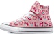 (PS) Converse Chuck Taylor All Star Mudah Pakai Tinggi 'Cetakan Merah Jambu' 372941C