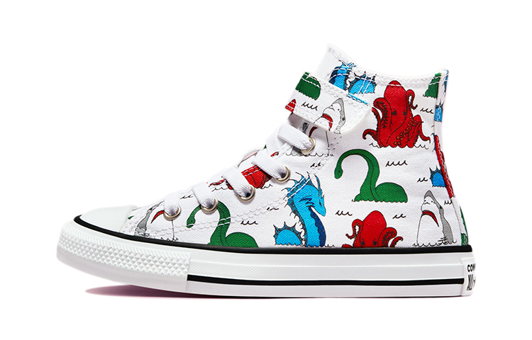 (Preschool) Converse Chuck Taylor All Star Easy-On High Top 'Sea Monster Print' A01622C