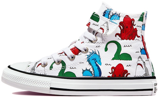 (Preschool) Converse Chuck Taylor All Star Easy-On High Top 'Sea Monster Print' A01622C Buy (Preschool) Converse Chuck Taylor All Star Easy-On High Top 'Sea Monster Print' A01622C