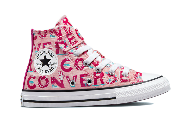 Order (PS) Converse Chuck Taylor All Star Easy-On High 'Estampado Rosa' 372941C