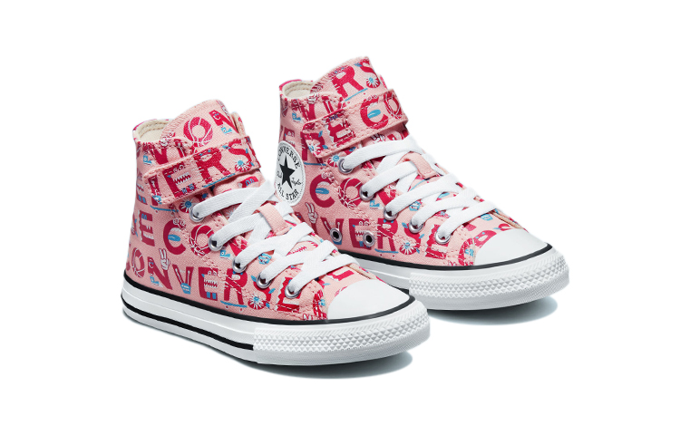 Lookbook (PS) Converse Chuck Taylor All Star Easy-On High 'Estampado Rosa' 372941C