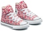 Lookbook (PS) Converse Chuck Taylor All Star Mudah Pakai Tinggi 'Cetakan Merah Jambu' 372941C