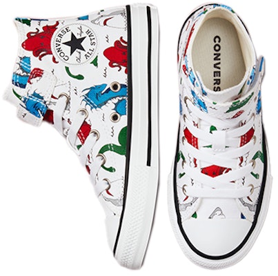 (Preschool) Converse Chuck Taylor All Star Easy-On High Top 'Sea Monster Print' A01622C Shop (Preschool) Converse Chuck Taylor All Star Easy-On High Top 'Sea Monster Print' A01622C