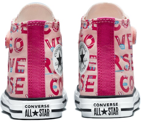 (Preschool) Converse Chuck Taylor All Star Easy-On High 'Pink Print' 372941C Purchase (Preschool) Converse Chuck Taylor All Star Easy-On High 'Pink Print' 372941C