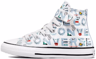 (Preschool) Converse Chuck Taylor All Star Easy-On 'White Blue' 372940C (Preschool) Converse Chuck Taylor All Star Easy-On 'White Blue' 372940C