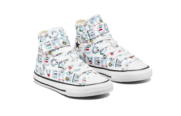 Lookbook (PS) コンバース チャックテイラー EZ 白/青 372940C