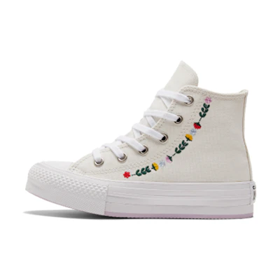 (PS) Converse Chuck Taylor All Star EVA Lift Platform High 'Floral Embroidery'