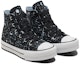Lookbook (JR) Converse Chuck Taylor All Star Eva Lift 'Hitam Biru Putih' 672117C