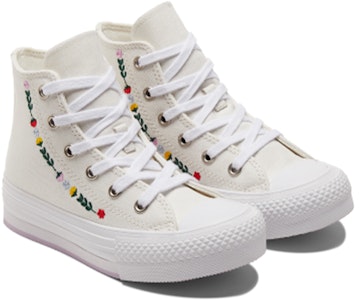 (PS) 匡威Chuck Taylor All Star EVA厚底高帮“花卉刺绣” A02229C Lookbook (PS) 匡威Chuck Taylor All Star EVA厚底高帮“花卉刺绣” A02229C