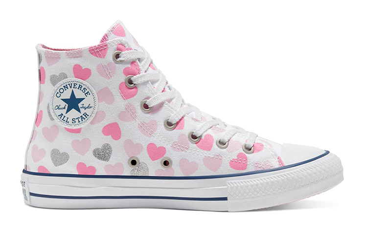 Order (JR) Converse Chuck Taylor All Star Hi Pink/Putih 668019C