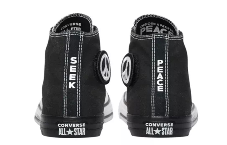 (PS) Converse Chuck Taylor All Star Hi Seek Peace 'Black White' 圖 4