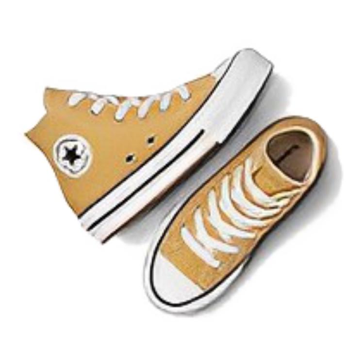 (PS) Converse Chuck Taylor All Star High 'EVA Yellow' 圖 3