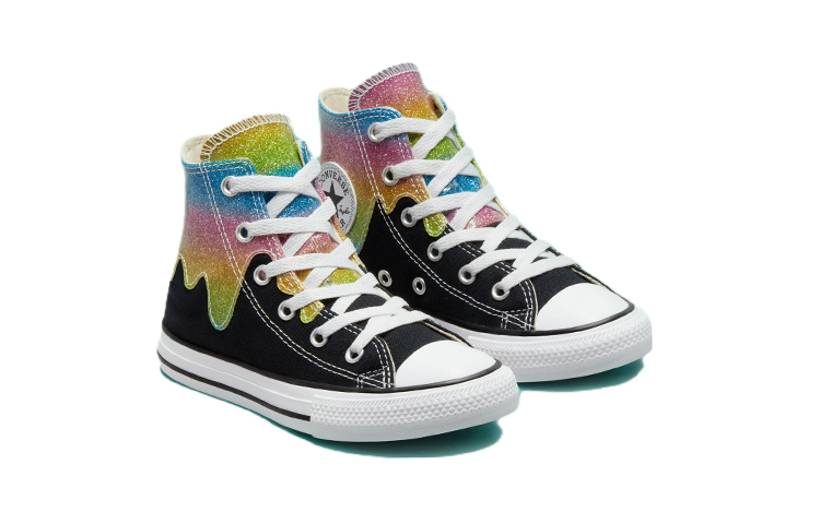 (PS) Converse Chuck Taylor All Star High 'Glitter Drip Black' 圖 3