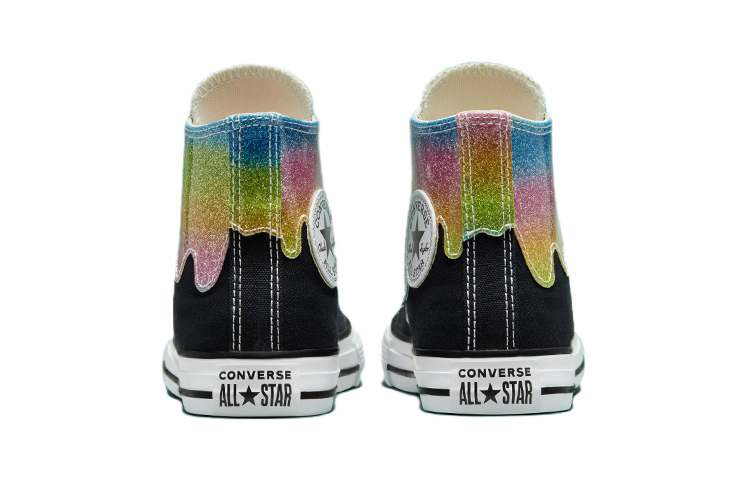 (PS) Converse Chuck Taylor All Star High 'Glitter Drip Black' 圖 5