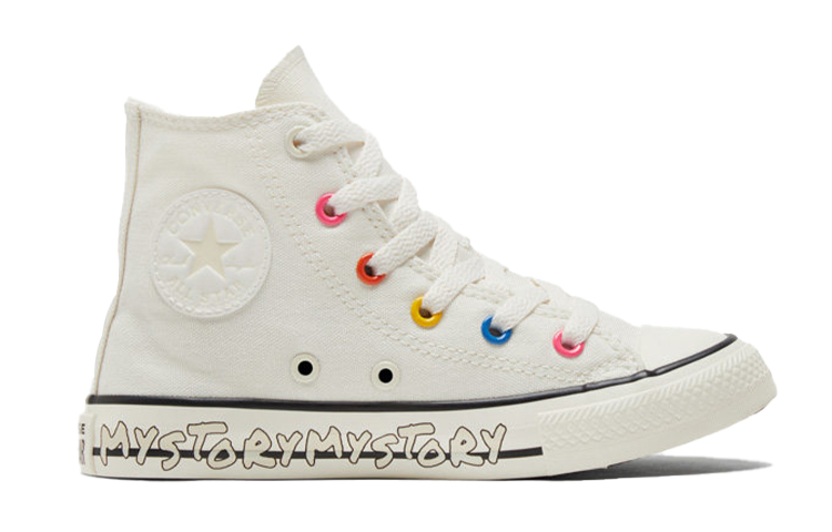 Order 中童 Converse All Star系列 Chuck Taylor 高筒 帆布鞋 米白