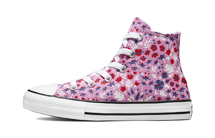 Buy (PS) 匡威Chuck Taylor All Star高帮“纸质花卉玉兔紫” 372876C