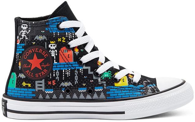 (Preschool) Converse Chuck Taylor All Star High Top Jr Black/Multicolor 670212C Order (Preschool) Converse Chuck Taylor All Star High Top Jr Black/Multicolor 670212C
