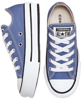 (Preschool) Converse Chuck Taylor All Star Lift Low 'Blue Canvas' 372947C Shop (Preschool) Converse Chuck Taylor All Star Lift Low 'Blue Canvas' 372947C