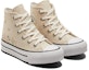 Lookbook (PS) Converse Chuck Taylor All Star Lift Platform Tinggi 'Sulaman Bunga - Natural Ivory' A01615C
