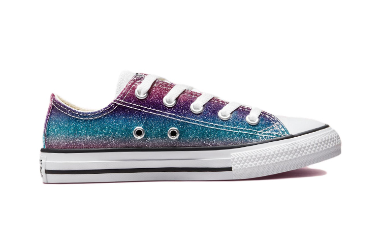 (PS) Converse Chuck Taylor All Star Low 'Glitter Drip Blue Pink' 圖 2