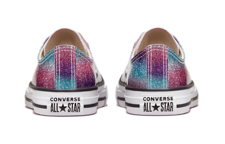 (PS) Converse Chuck Taylor All Star Low 'Glitter Drip Blue Pink' 圖 5