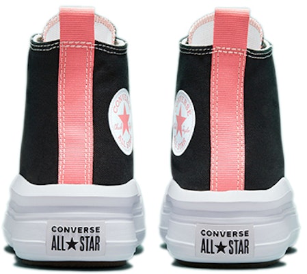 中童 Converse Chuck Taylor All Star Move 防滑耐磨高筒休閒帆布鞋 黑白色 Shop 中童 Converse Chuck Taylor All Star Move 防滑耐磨高筒休閒帆布鞋 黑白色