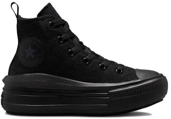 中童 Converse Chuck Taylor All Star Move Platform 防滑 高筒 兒童帆布鞋 黑色 Order 中童 Converse Chuck Taylor All Star Move Platform 防滑 高筒 兒童帆布鞋 黑色