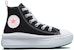 (PS) Converse Chuck Taylor All Star Move Platform Tinggi 'Hitam Merah Jambu' 371527F