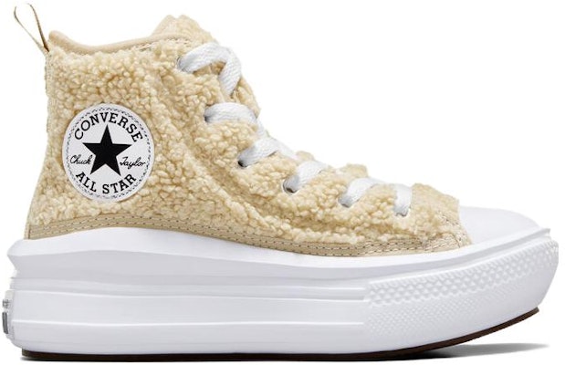 (PS) Converse Chuck Taylor All Star Move Platform Tinggi 'Sherpa - Beach Stone' A06795C Order (PS) Converse Chuck Taylor All Star Move Platform Tinggi 'Sherpa - Beach Stone' A06795C