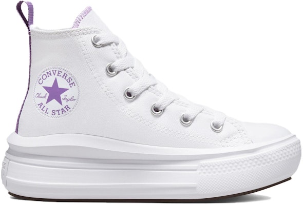 (Preschool) Converse Chuck Taylor All Star Move Platform High 'White Pixel Purple' A03669C Order (Preschool) Converse Chuck Taylor All Star Move Platform High 'White Pixel Purple' A03669C