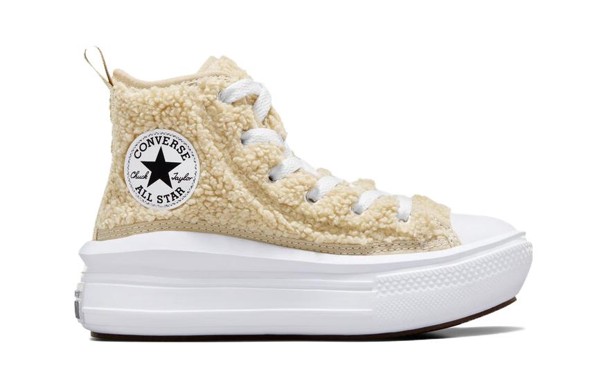 Order (PS) チャックテイラー ムーブ プラットフォーム ハイ "シェルパ ビーチストーン" A06795C