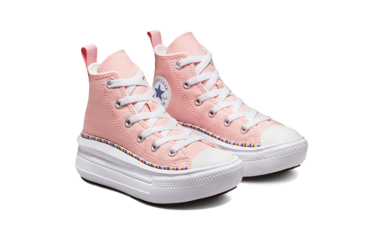 Lookbook (PS) チャックテイラー ムーブ プラットフォーム ハイ ピンク 372783C