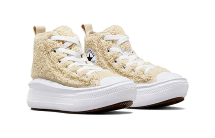 Lookbook (PS) チャックテイラー ムーブ プラットフォーム ハイ "シェルパ ビーチストーン" A06795C