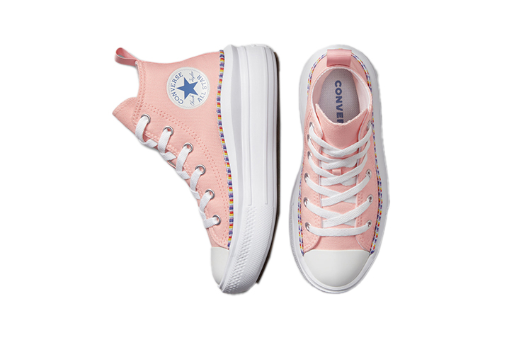 Shop (PS) チャックテイラー ムーブ プラットフォーム ハイ ピンク 372783C