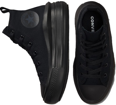中童 Converse Chuck Taylor All Star Move Platform 防滑 高筒 兒童帆布鞋 黑色 Shop 中童 Converse Chuck Taylor All Star Move Platform 防滑 高筒 兒童帆布鞋 黑色