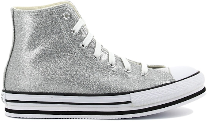 (Preschool) Converse Chuck Taylor All Star Platform 'Silver Gray' 666400C Order (Preschool) Converse Chuck Taylor All Star Platform 'Silver Gray' 666400C