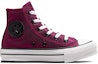 Order (PS) Converse Chuck Taylor All Star Platform Tinggi 'Burgundy Putih' A05498F