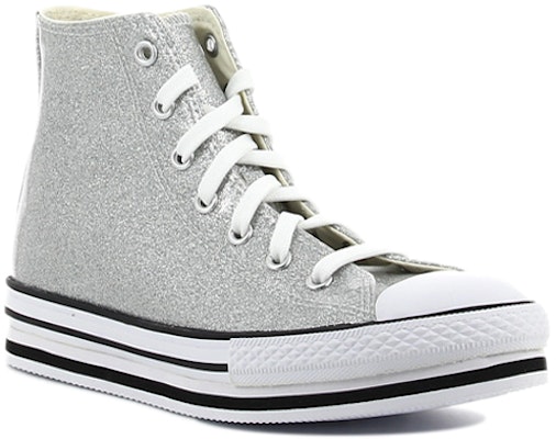 (Preschool) Converse Chuck Taylor All Star Platform 'Silver Gray' 666400C Lookbook (Preschool) Converse Chuck Taylor All Star Platform 'Silver Gray' 666400C