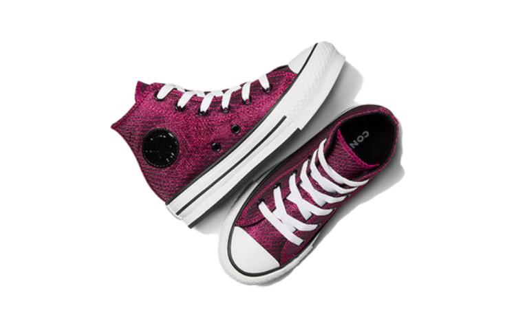 Shop (PS) 匡威Chucks Taylor全明星增高版高帮‘酒红白’ A05498F