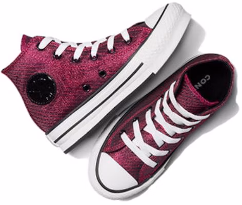 (Preschool) Converse Chuck Taylor All Star Platform High 'Brugundy White' A05498F Shop (Preschool) Converse Chuck Taylor All Star Platform High 'Brugundy White' A05498F