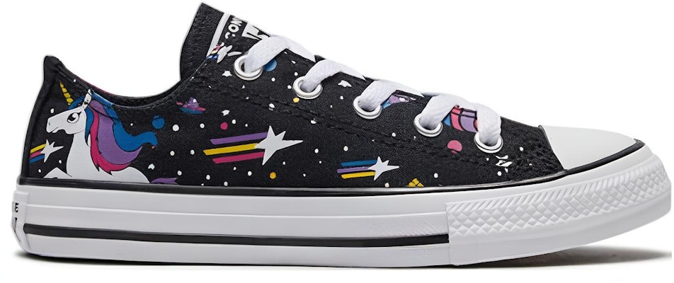 (PS) Converse Chuck Taylor All Star Pelangi Unicorn Hitam Sneakers 'Black' 665474C Order (PS) Converse Chuck Taylor All Star Pelangi Unicorn Hitam Sneakers 'Black' 665474C