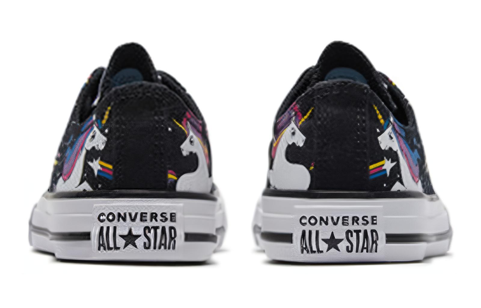 Purchase (PS) Converse Chuck Taylor All Star Pelangi Unicorn Hitam Sneakers 'Black' 665474C