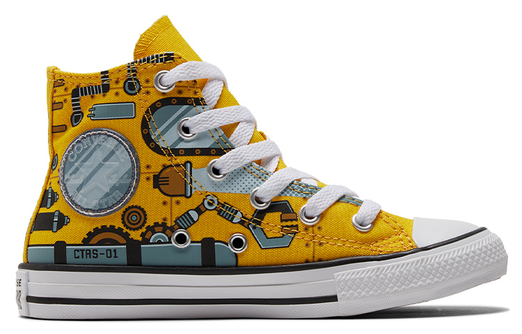 Order (PS) Converse Chuck Taylor All Star Summer Submarines High Top 'Amarillo' Pria A03576C