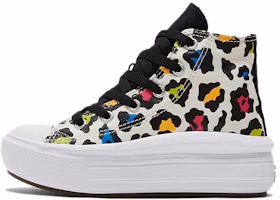 (Preschool) Converse Color Chuck Taylor All Star Move Canvas Shoes K Black/Multicolor 372114C (Preschool) Converse Color Chuck Taylor All Star Move Canvas Shoes K Black/Multicolor 372114C