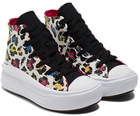中童 Converse Color Chuck Taylor All Star Move 黑多彩 Lookbook 中童 Converse Color Chuck Taylor All Star Move 黑多彩