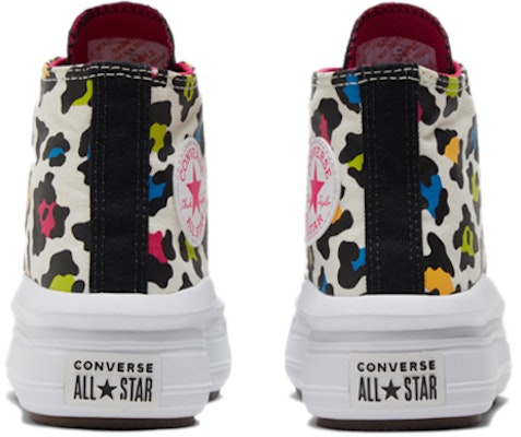 中童 Converse Color Chuck Taylor All Star Move 黑多彩 Shop 中童 Converse Color Chuck Taylor All Star Move 黑多彩
