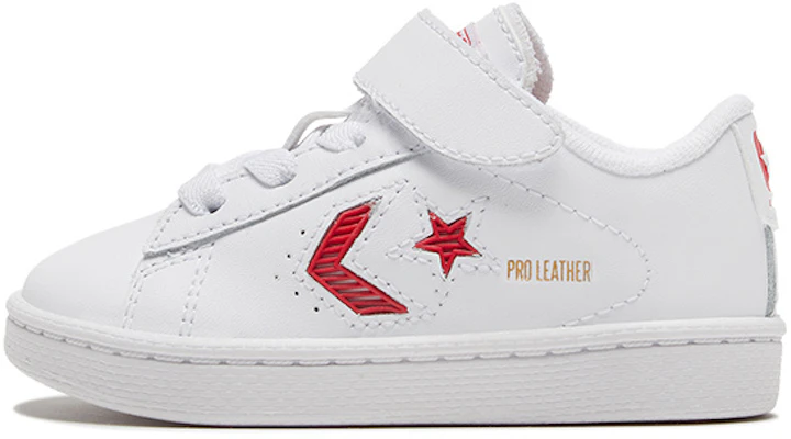 White leather velcro converse sales
