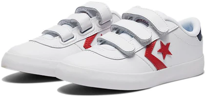 Order 大童 Converse CONS 星箭 魔術貼 低筒 兒童運動鞋 白紅色